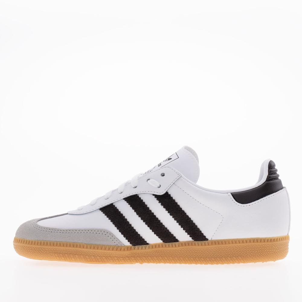 Dětské boty adidas Originals Samba OG J JQ2020 - bílé