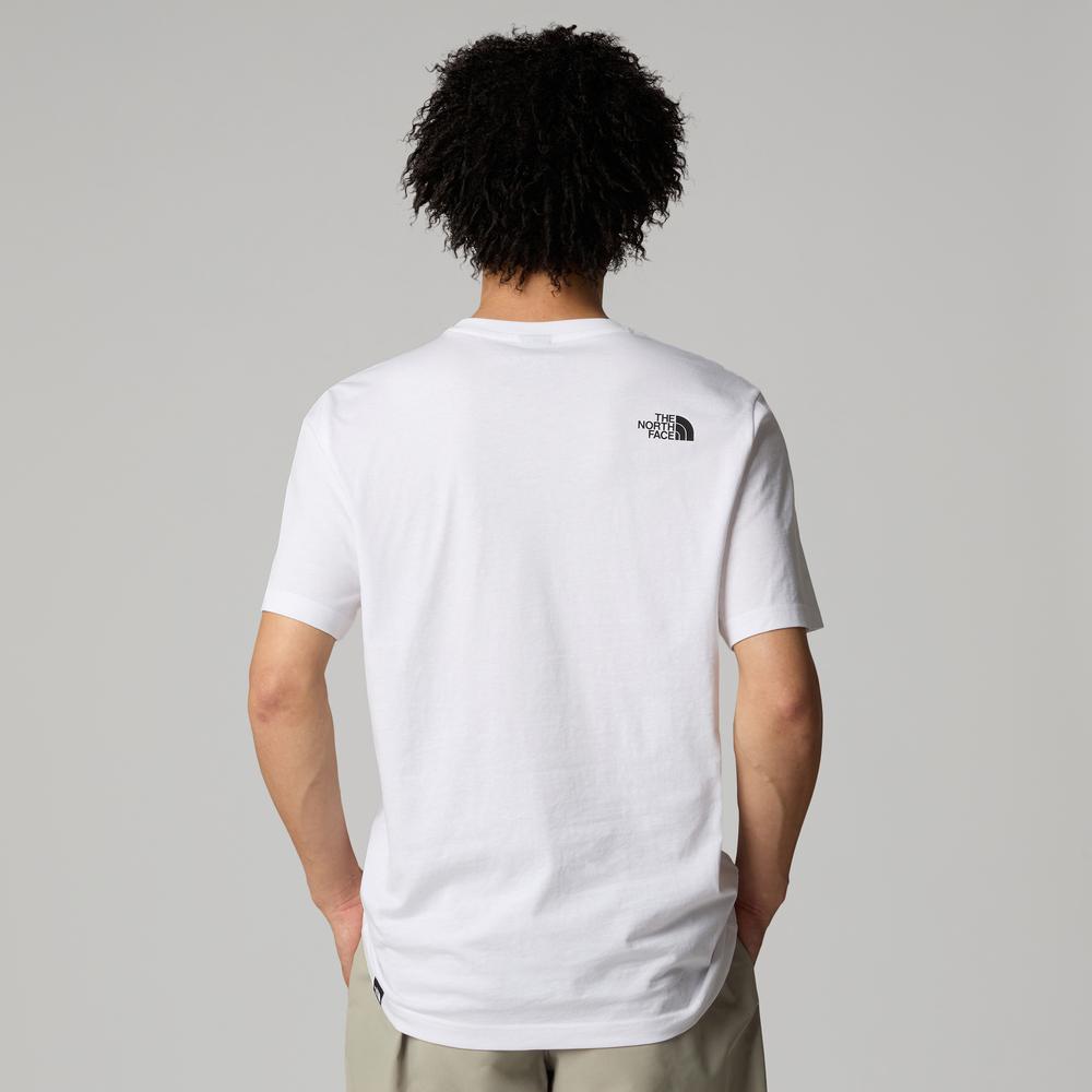 Tričko The North Face Easy 0A8A6CFN41 - bílé