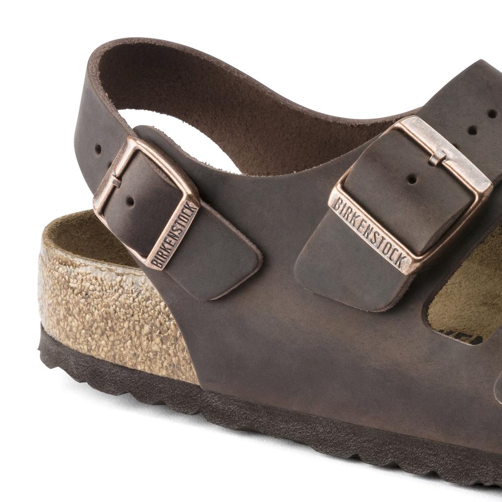 Sandále Birkenstock Milano 34871 - hnědé