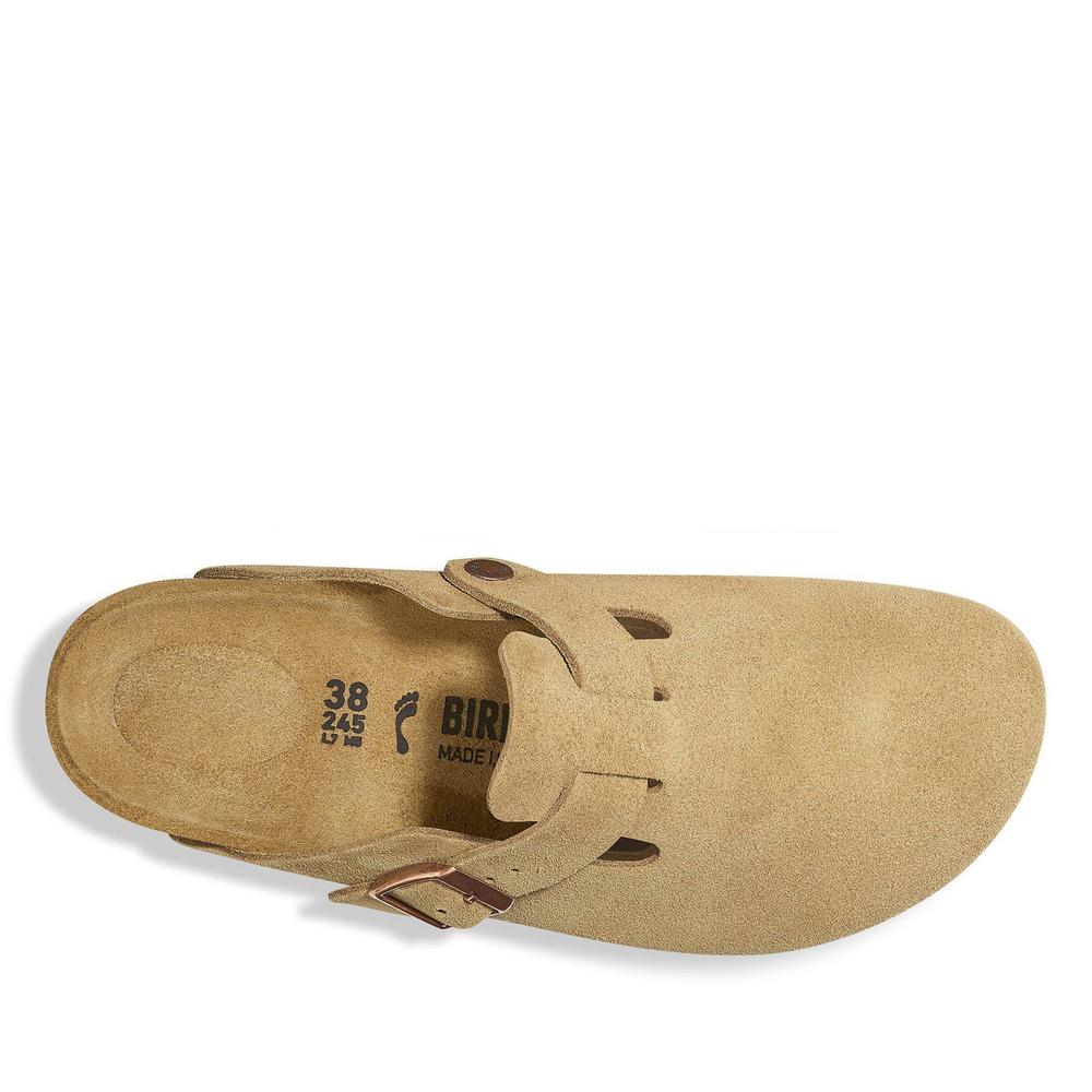 Žabky unisex Birkenstock Boston 1026181 - béžové