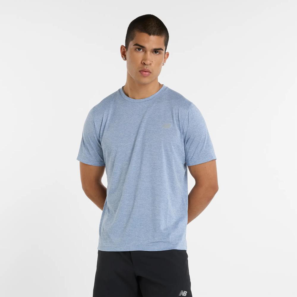 Pánské tričko New Balance MT41253DUS - modré
