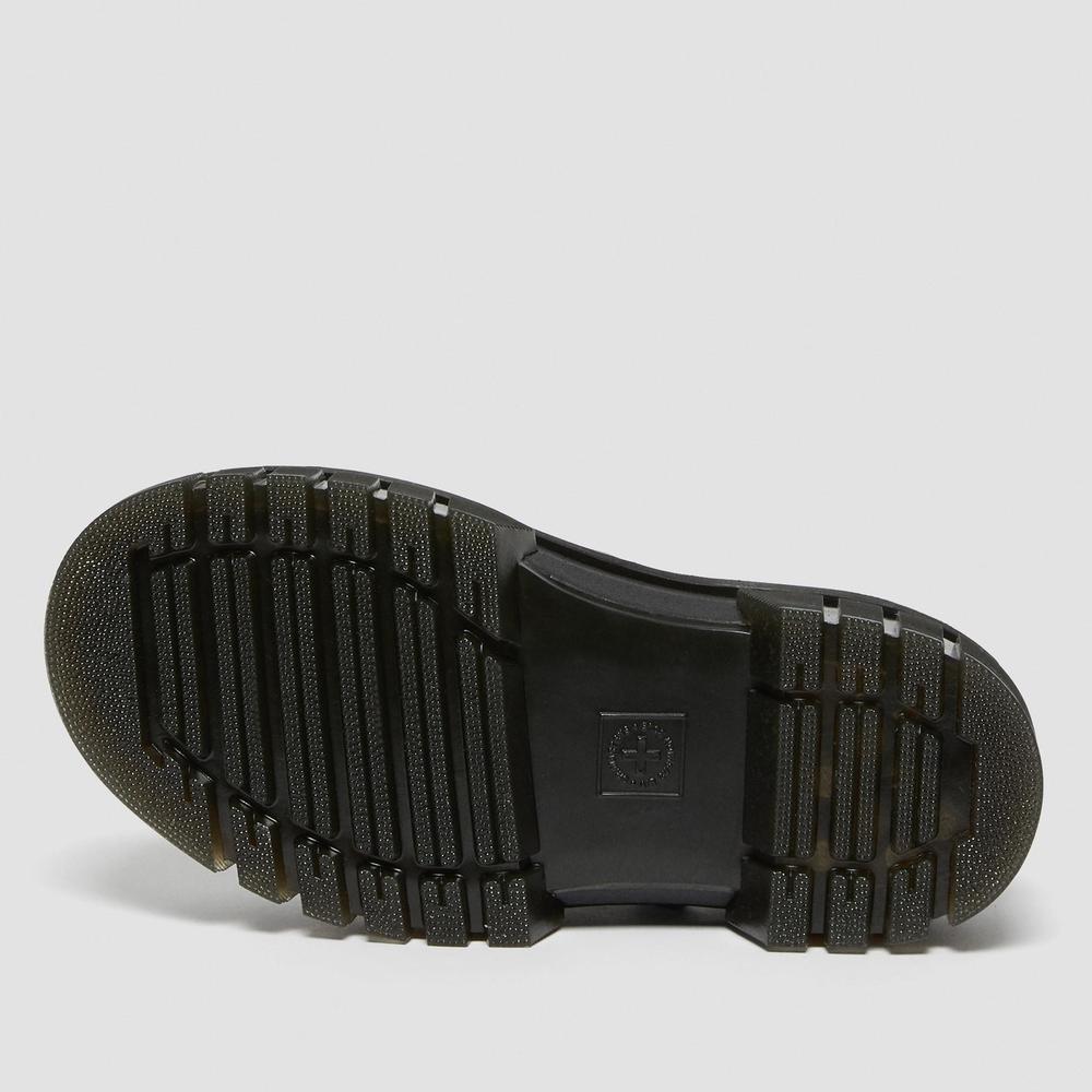 Sandále Dr Martens Ricki Nappa Lux Leather 3-Strap Platform 27405001 - černé