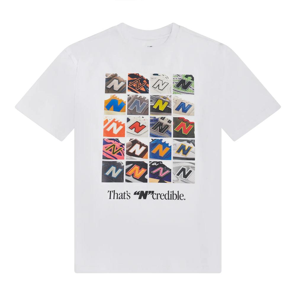Tričko dětské New Balance YT61Q4N0BWE - bílé