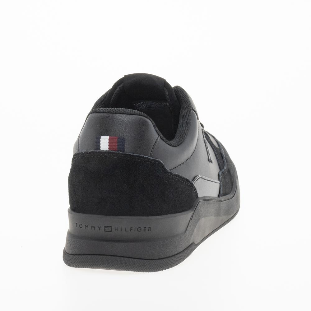 Boty Tommy Hilfiger Elevated Cupsole Leather Trainers FM0FM04929-BDS - černé