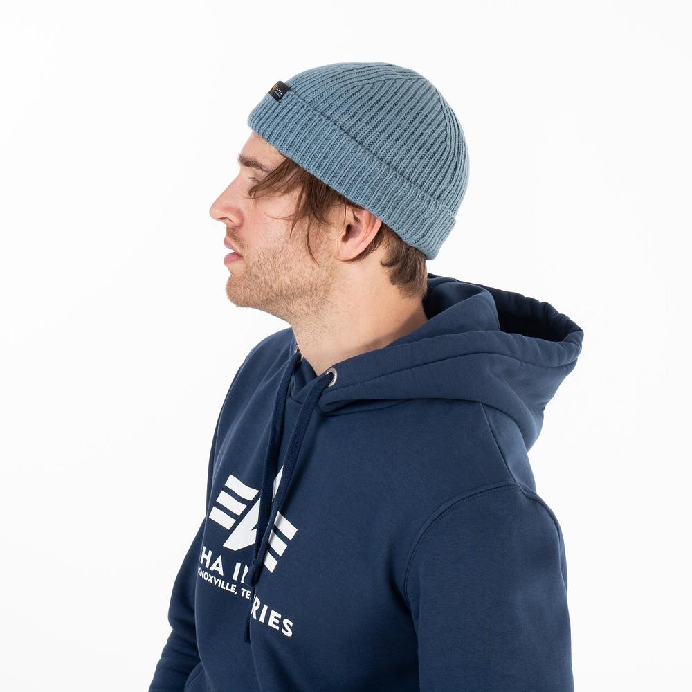 Čepice Alpha Industries Dockers Beanie 138905134 - modré