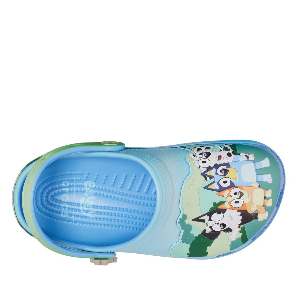 Dětské Žabky Crocs Toddler Bluey Best Buddies Classic Clog 212369-90H - modré