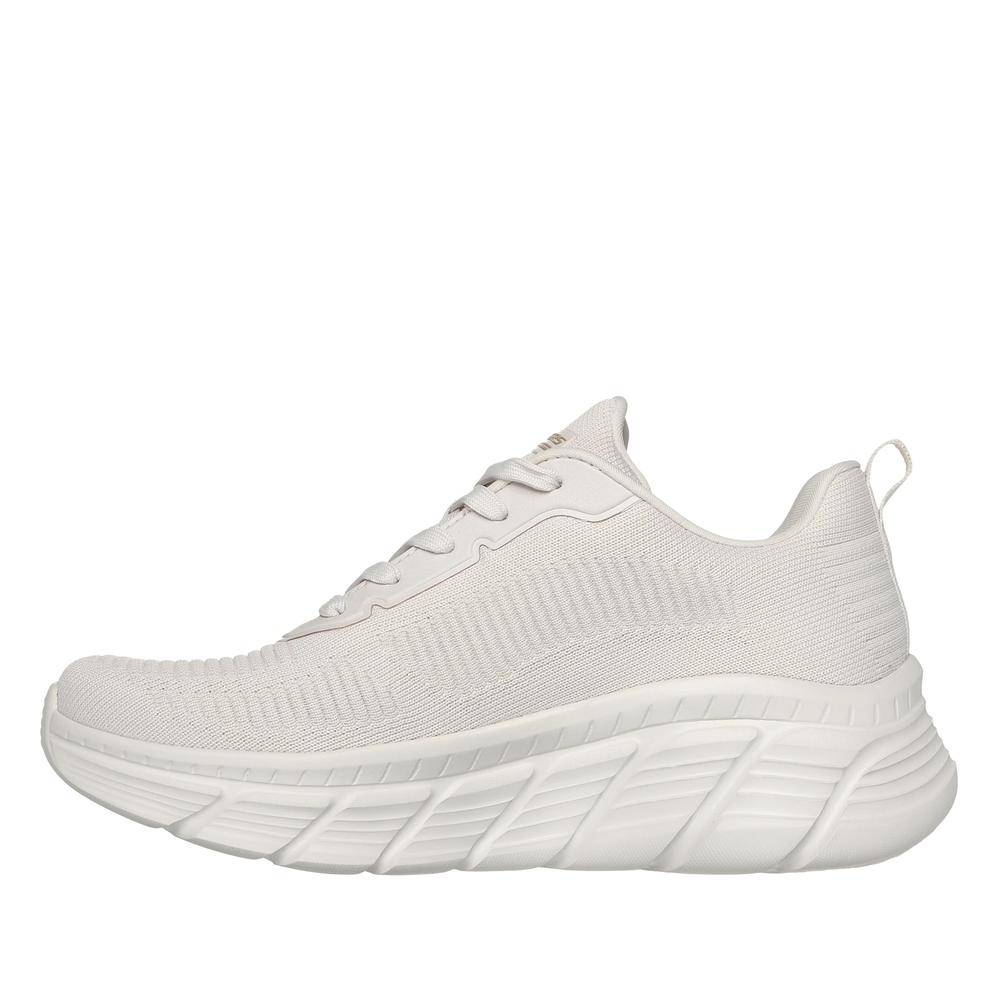Dámské boty Skechers Bobs Sport B Flex Hi Flying Hi 117385OFWT - bílé