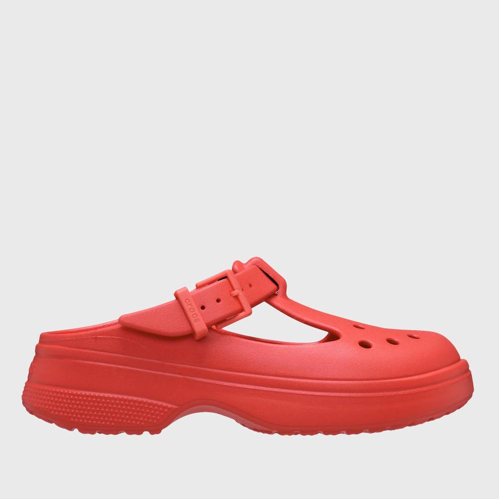 Žabky Crocs Classic Mary Jane 210581-6ZR - červené