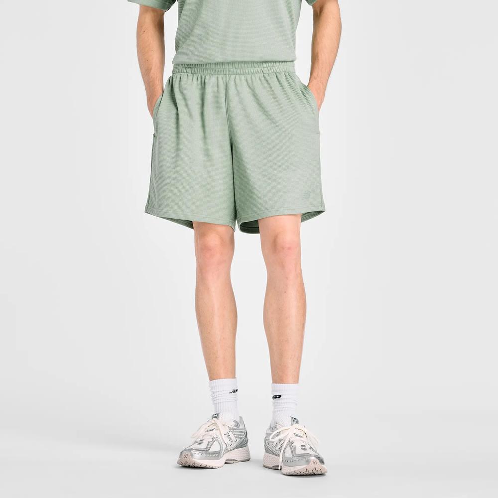 Pánské šortky New Balance MB61V17CAAR - zelené
