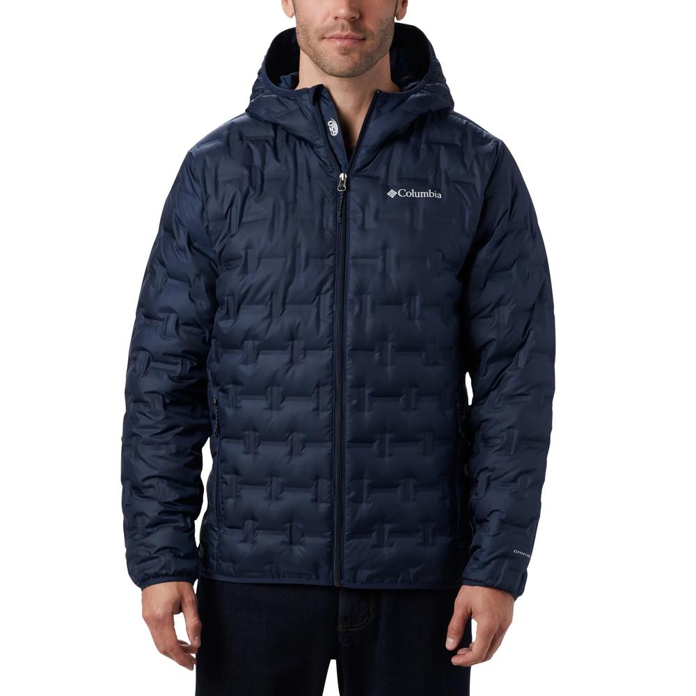 Bunda Columbia Delta Ridge Down Hooded 1875892464 - tmavě modrě