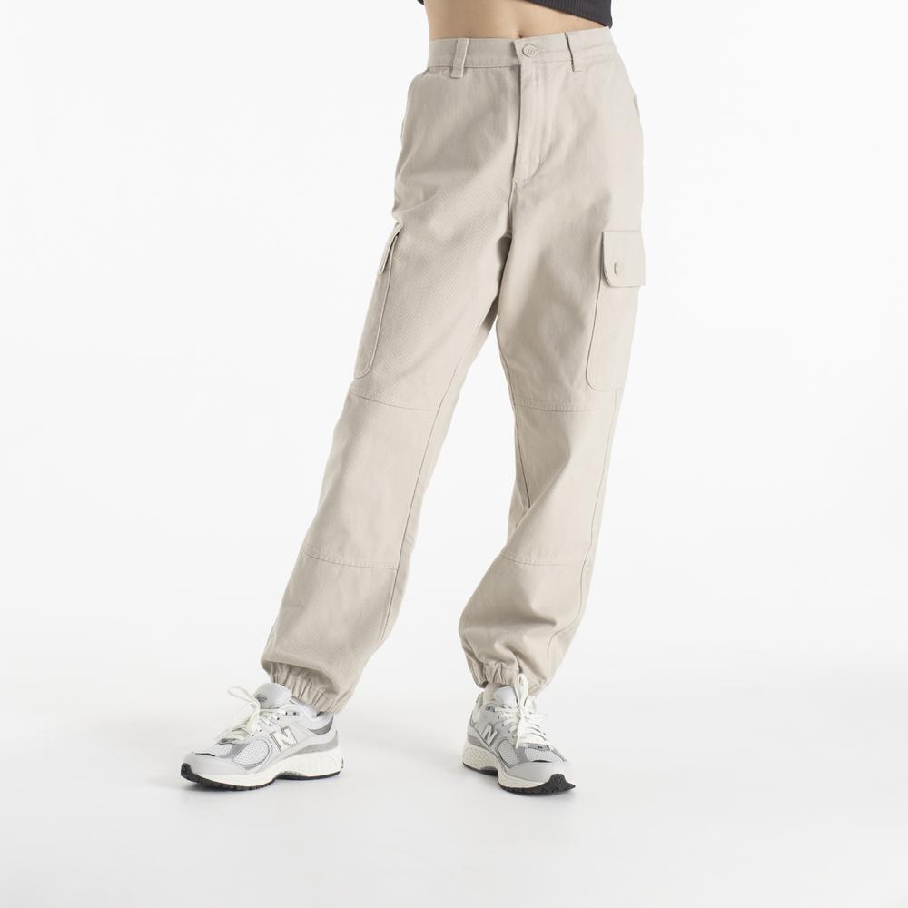 Kalhoty Champion Organic Cotton Cargo Trousers 117448-ES057 - bílé