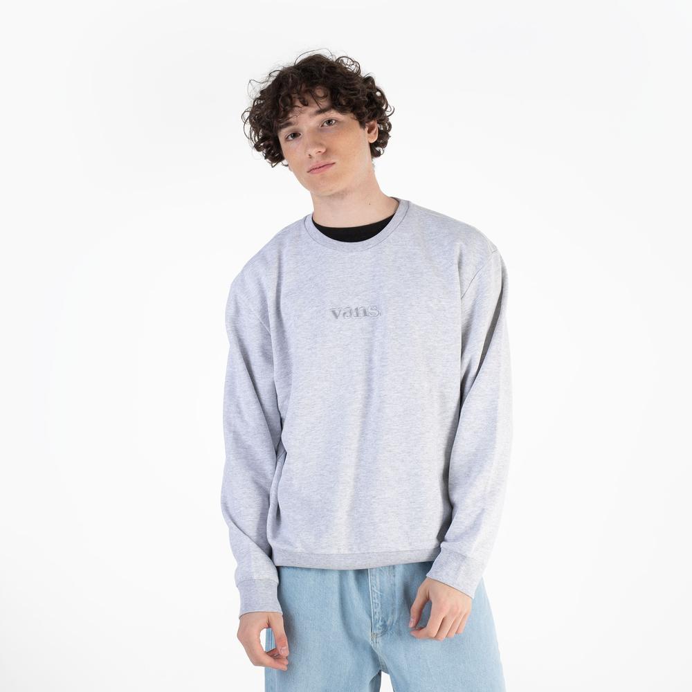 Mikina Vans Essential Relaxed Crew VN000H911QI1 - šedivé