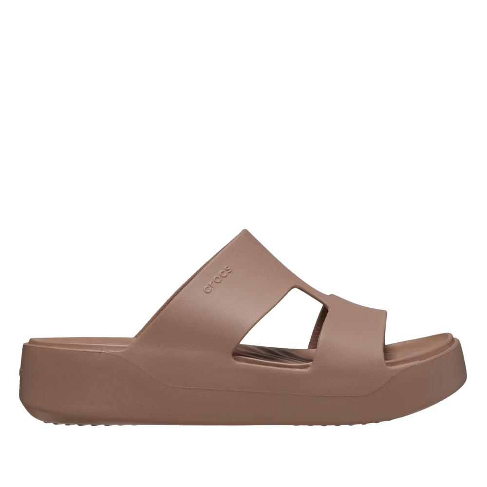 Dámské Žabky Crocs Getaway Platform H-Strap 209409-2Q9 - hnědé
