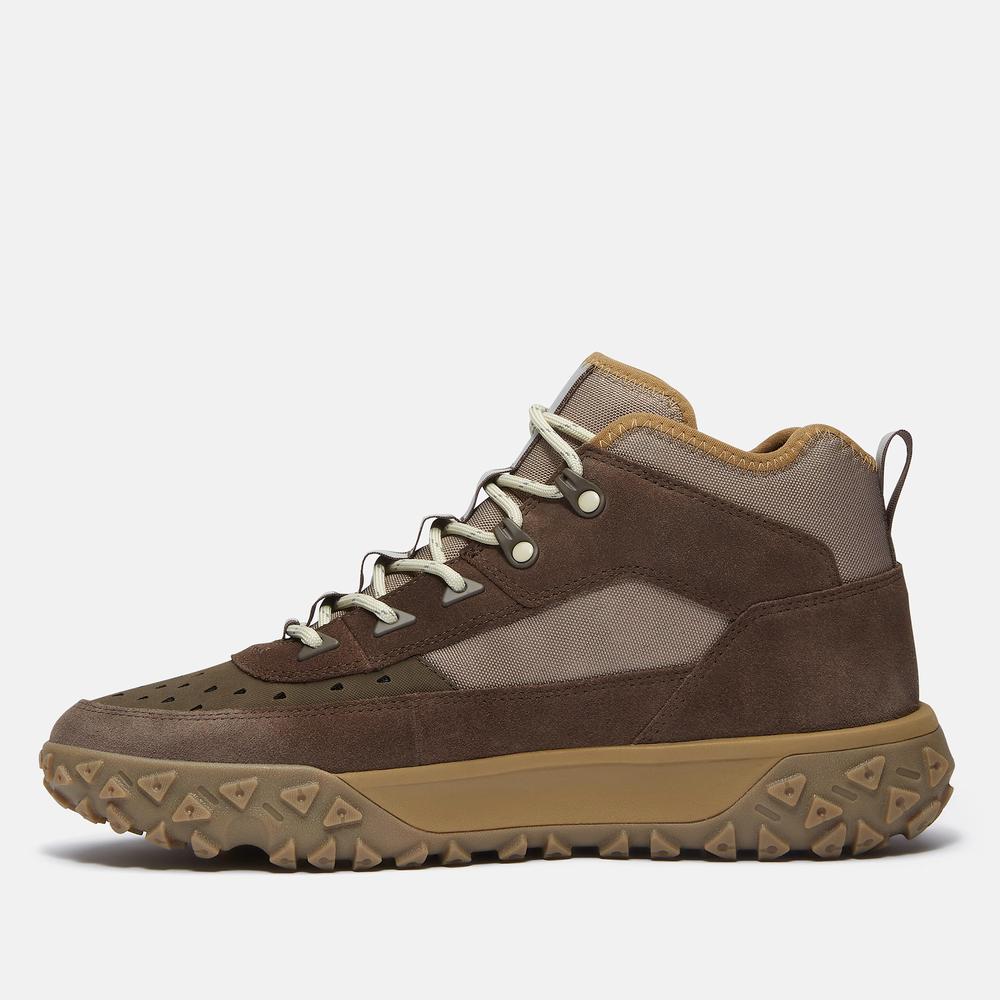 Boty pánské Timberland Greenstride Motion 6 Mid Lace TB0A6CW12421 - hnědé