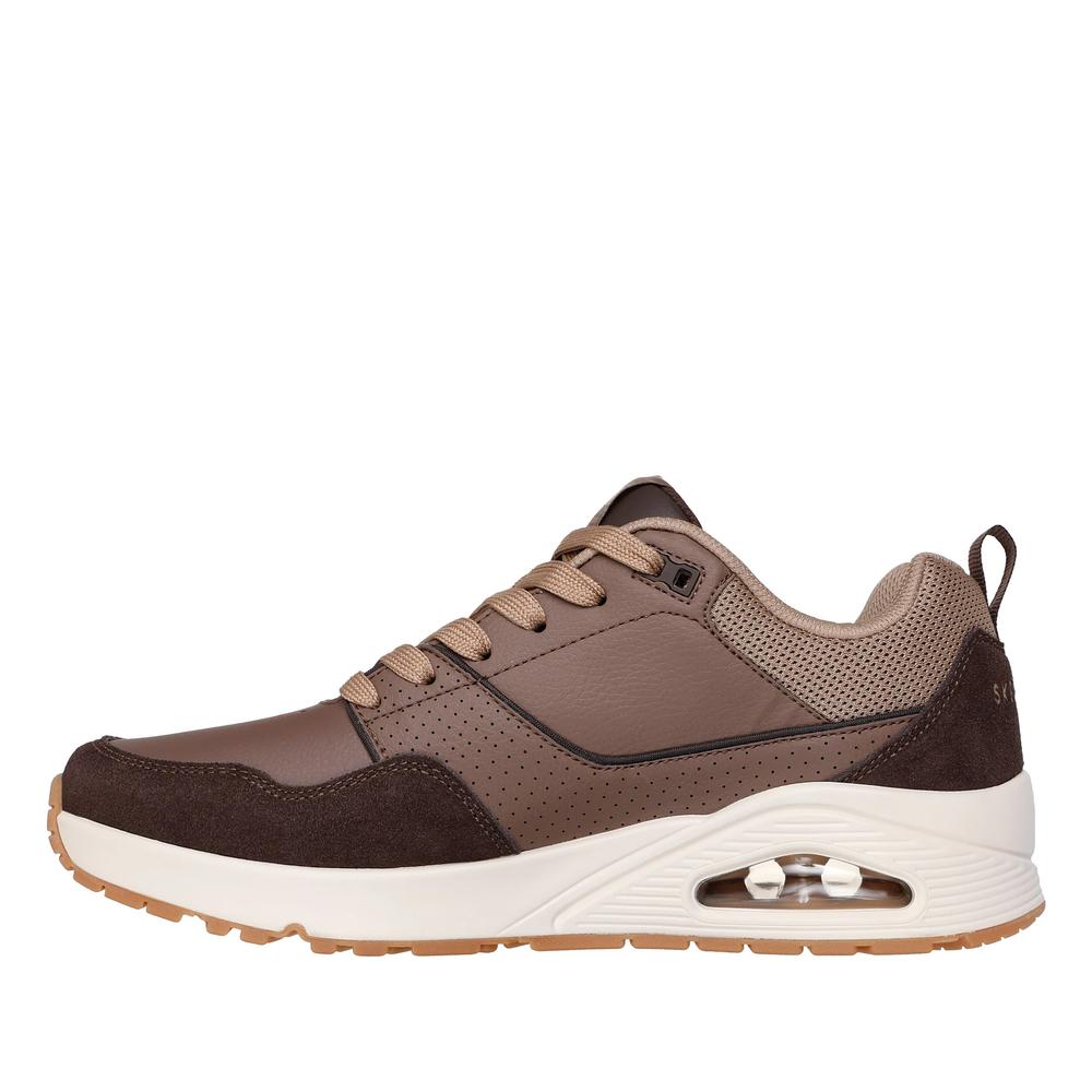 Boty Skechers Uno Retro One 183020BRN - hnědé
