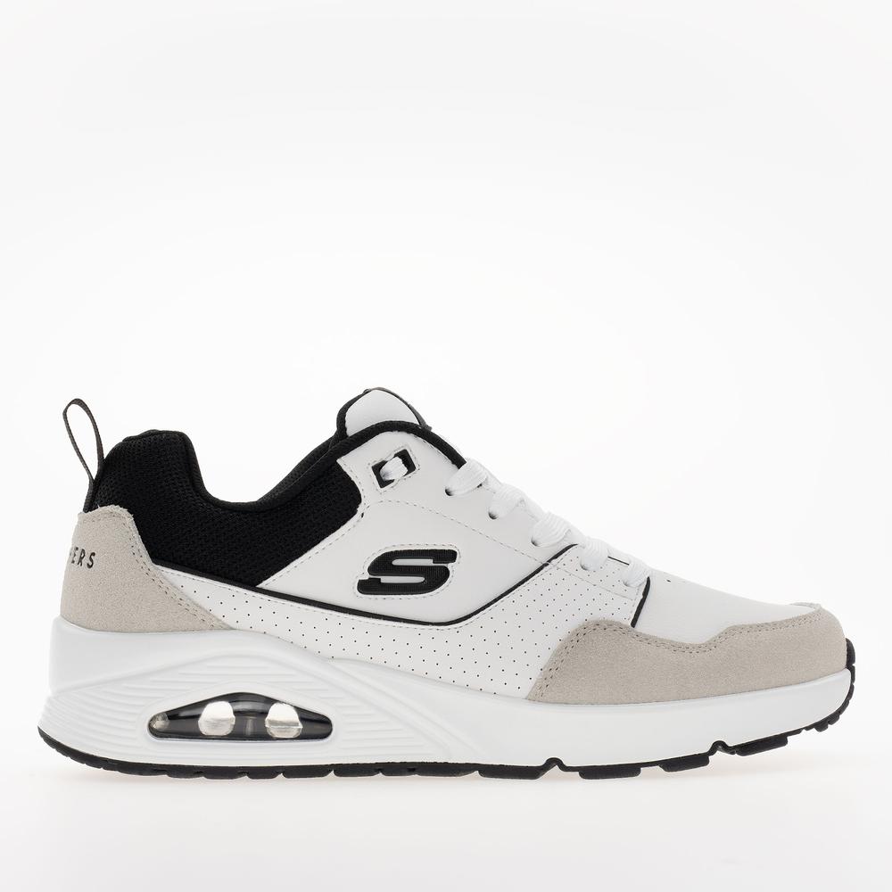 Boty Skechers Uno Retro One 183020WBK - bílé