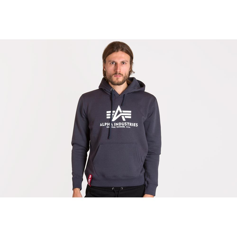 Mikina Alpha Industries Basic Hoody 17831202 - šedivé