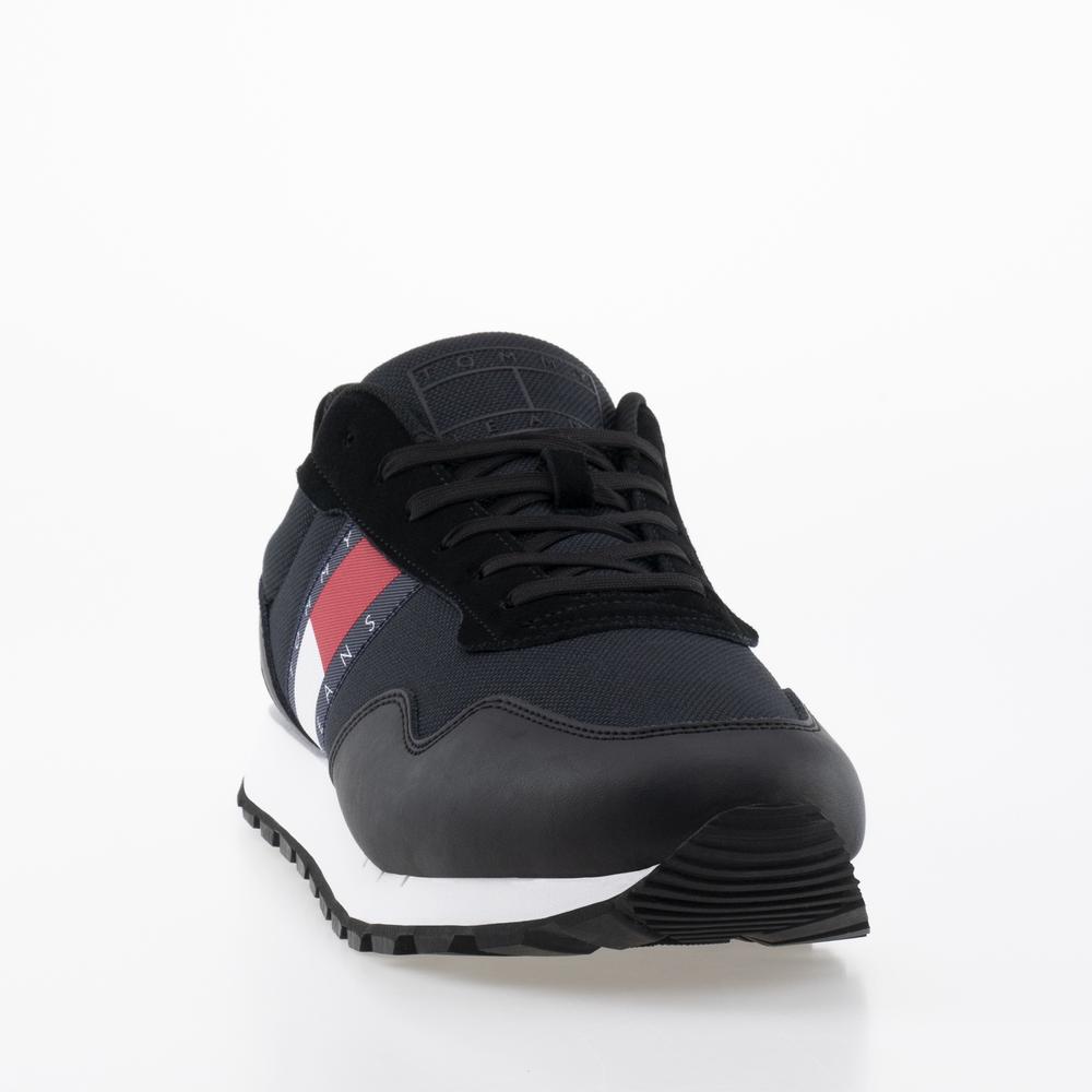 Boty Tommy Jeans Retro Runner EM0EM01081-BDS - černé