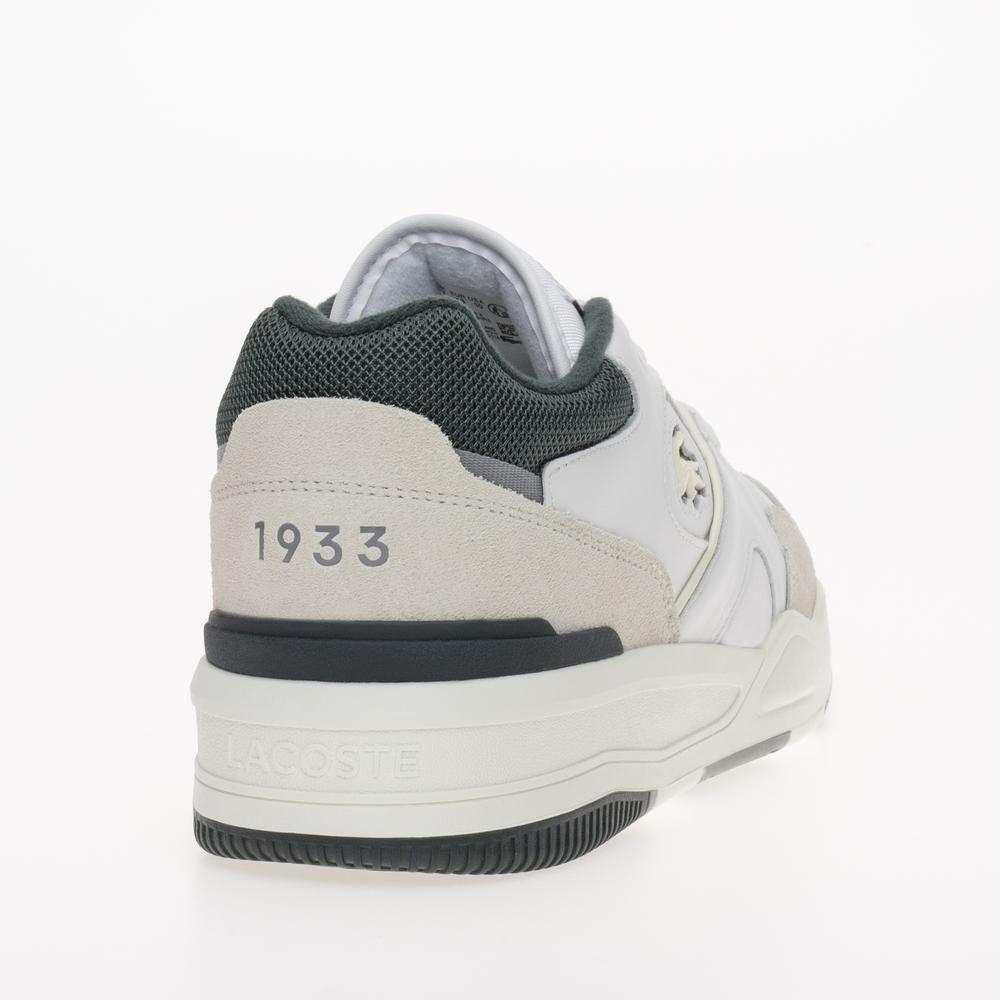 Boty Lacoste Lineshot Mesh Collar Leather Trainers 746SMA0088-1R5 - bílá