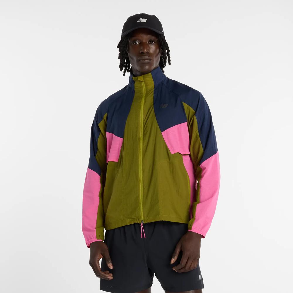 Pánská bunda New Balance MJ61U1I9AAN - zelené