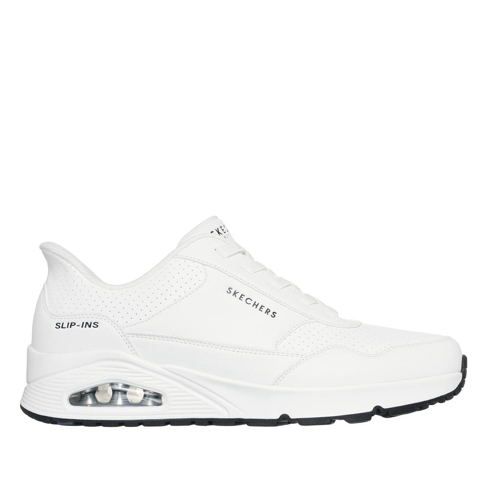Pánské boty Skechers Slip-ins: Uno Banksia Luxe 183023WHT - bílé