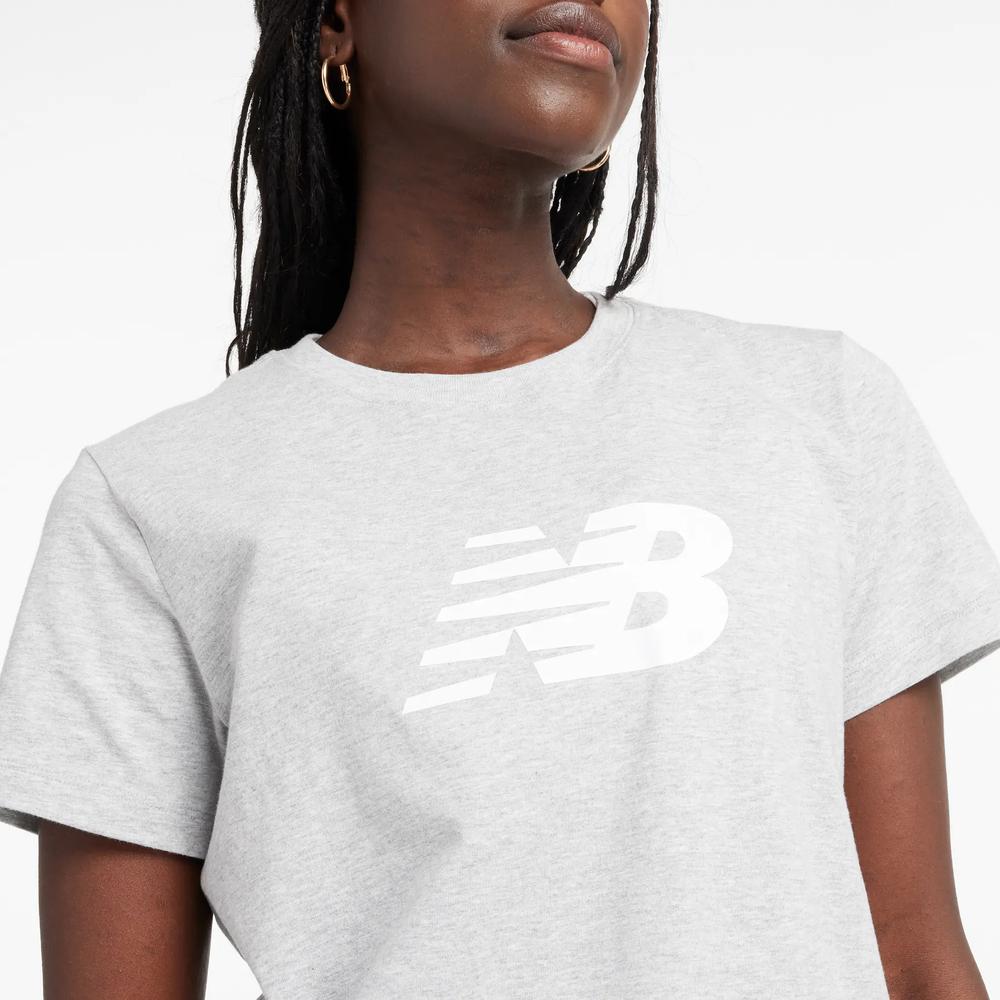 Dámské tričko New Balance WT43582AG - šedivé