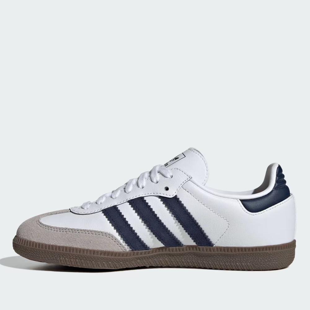Dětské boty adidas Originals Samba OG J KK3557 - bílé