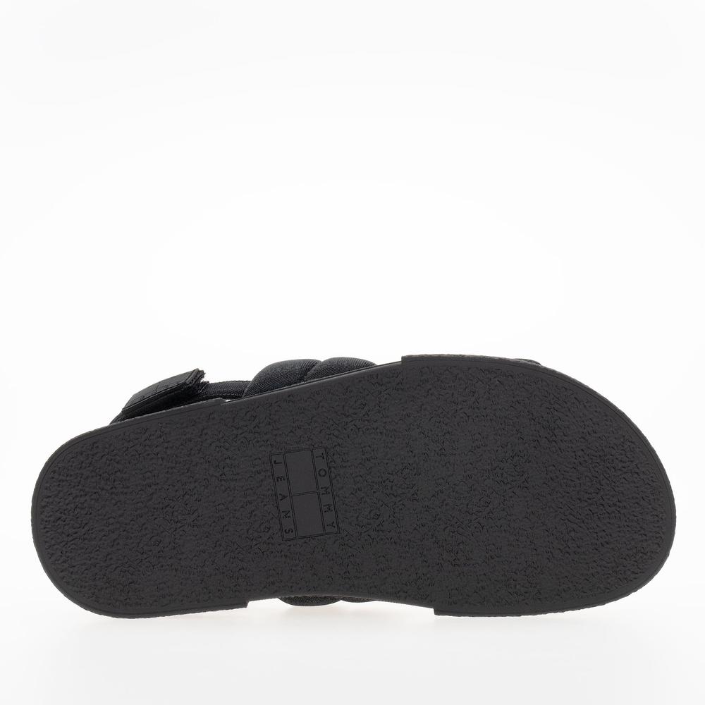 Žabky Tommy Jeans Flatform Sandal EN0EN02802-BDS - černé
