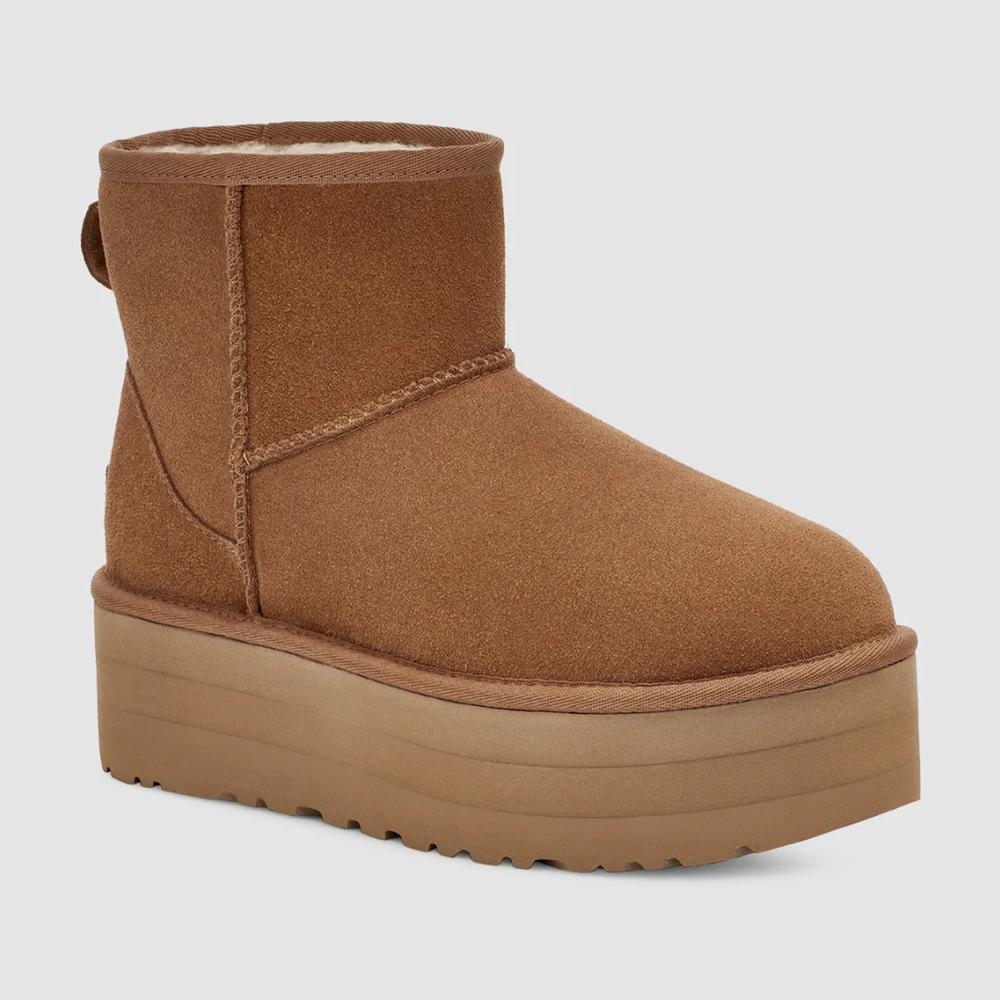 Boty dámské UGG Classic Mini Platform 1134991-CHE - hnědé