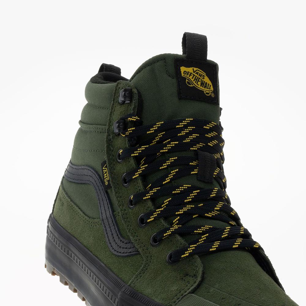 Pánské boty Vans SK8-Hi Waterproof Insulated VN000DAQ2031 - zelené