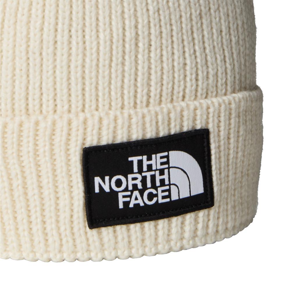 Čepice The North Face Logo Box Cuffed Beanie 0A8CHFQLI1 - bílé