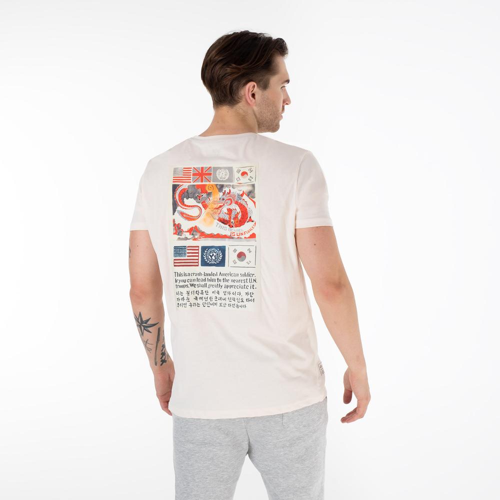 Tričko Alpha Industries USN Blood Chit T 2 136503578 - béžové