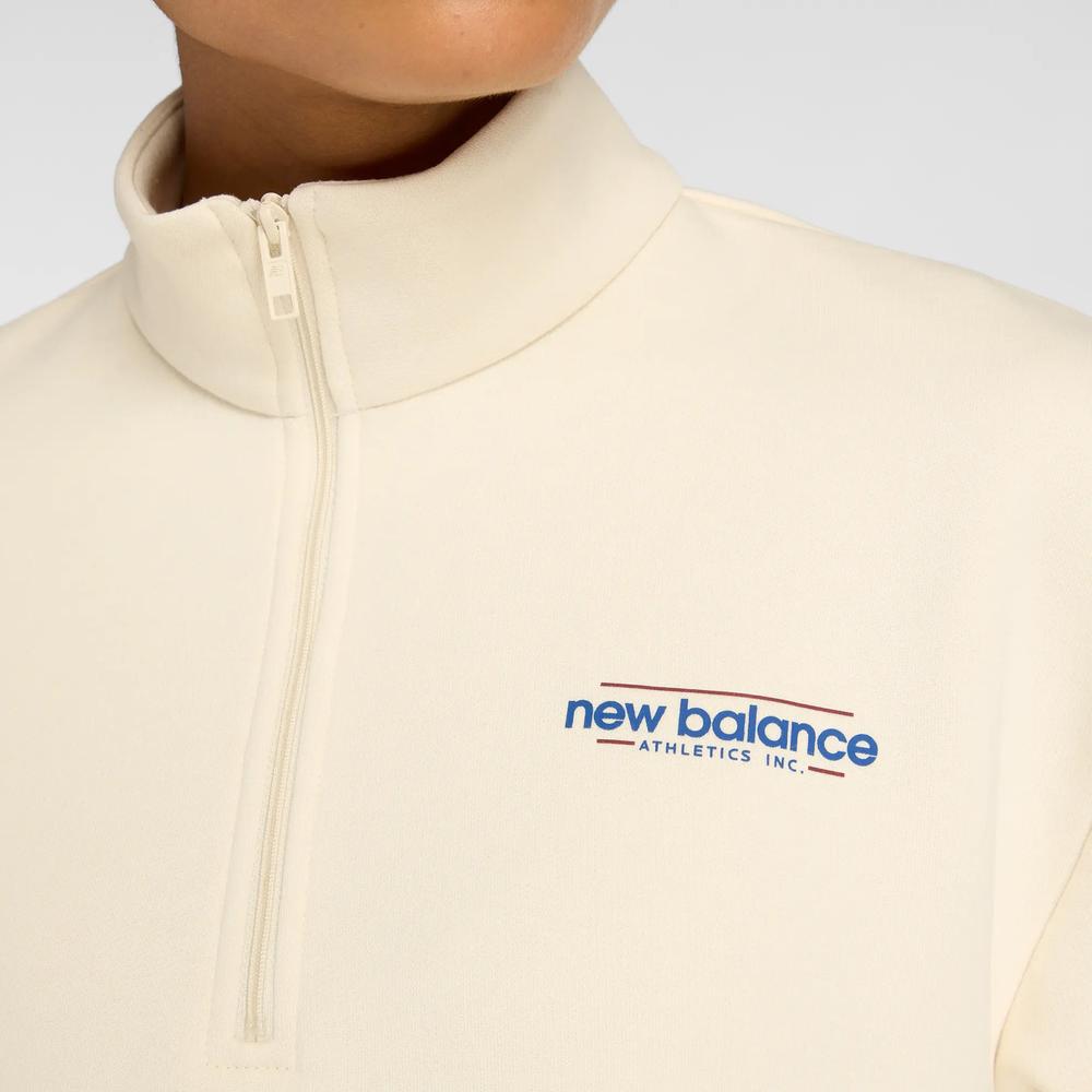 Mikina dámské New Balance WT53513LIN - béžové