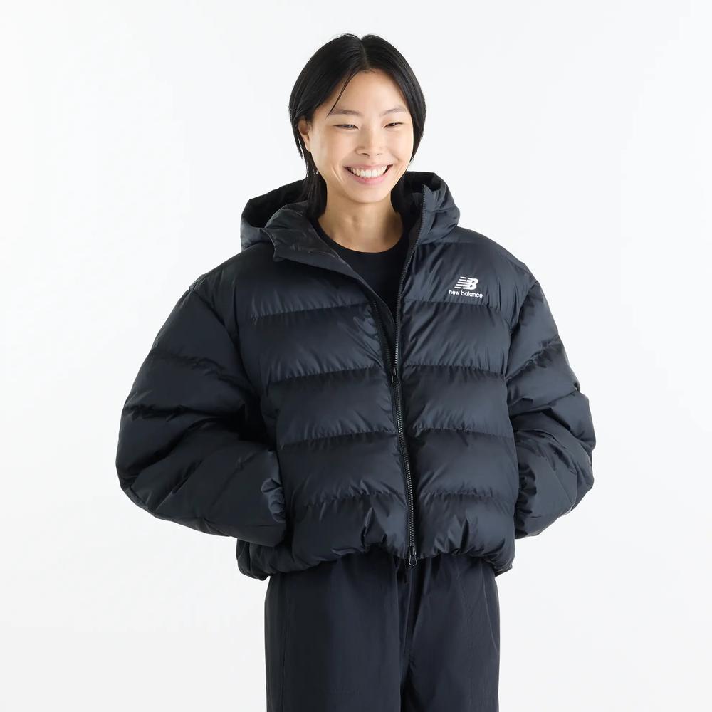 Dámská bunda New Balance Boston Puffer WJ62V5SNBK - černé