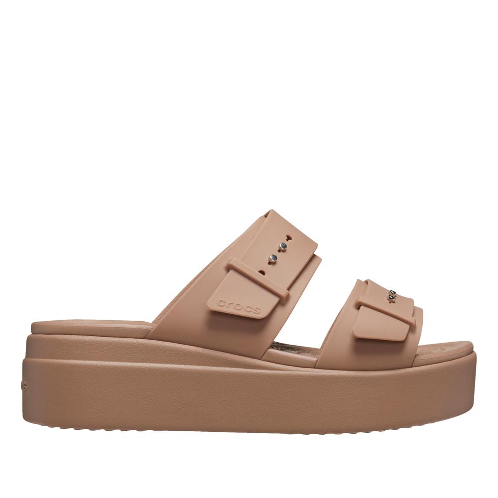 Žabky Crocs Brooklyn Buckle 207431-2Q9 - béžové