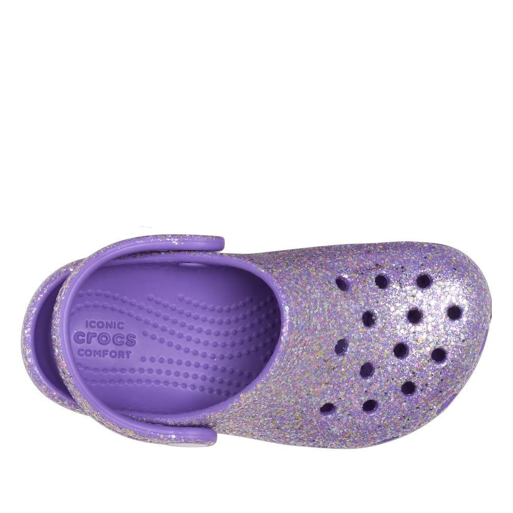 Žabky Crocs Classic Fantasy Glitter Clog 212562-510 - fialové