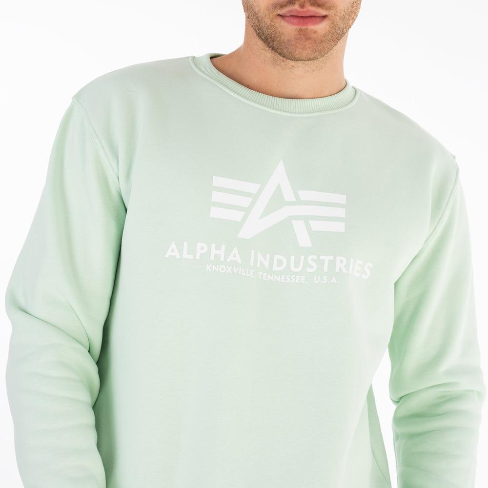 Mikina Alpha Industries Basic 17830243 - zelené