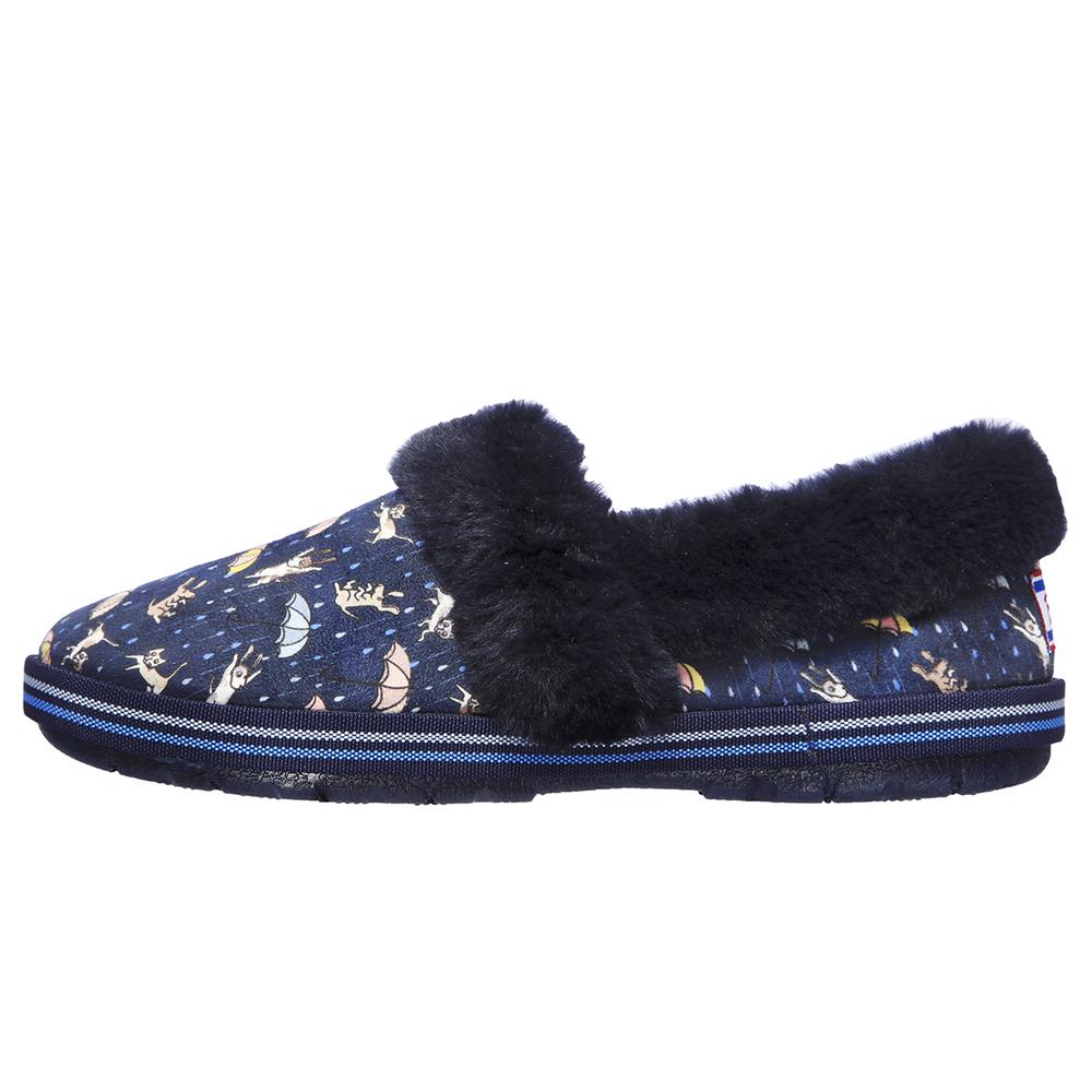 Bačkory Skechers Bobs Too Cozy Movie Night 113486NVMT - tmavě modrě