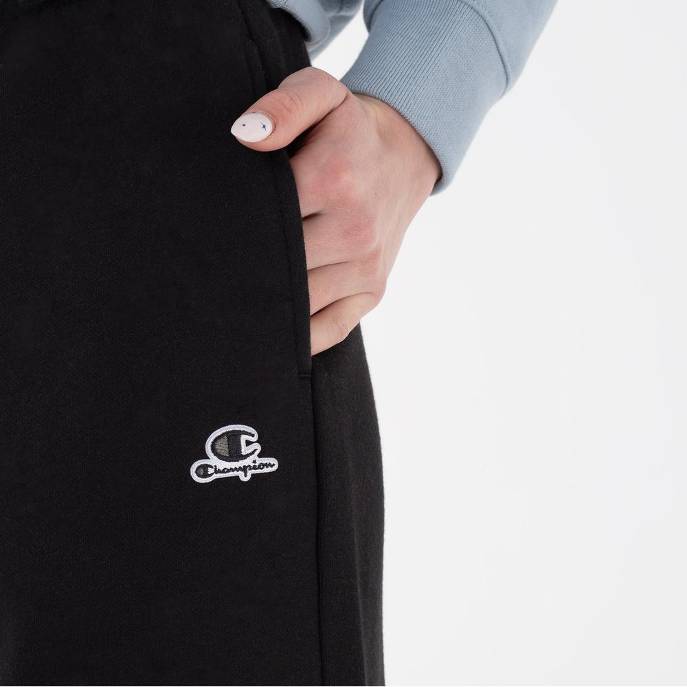 Kalhoty Champion C Logo Embroidery Fleece 115487-KK001 - černé