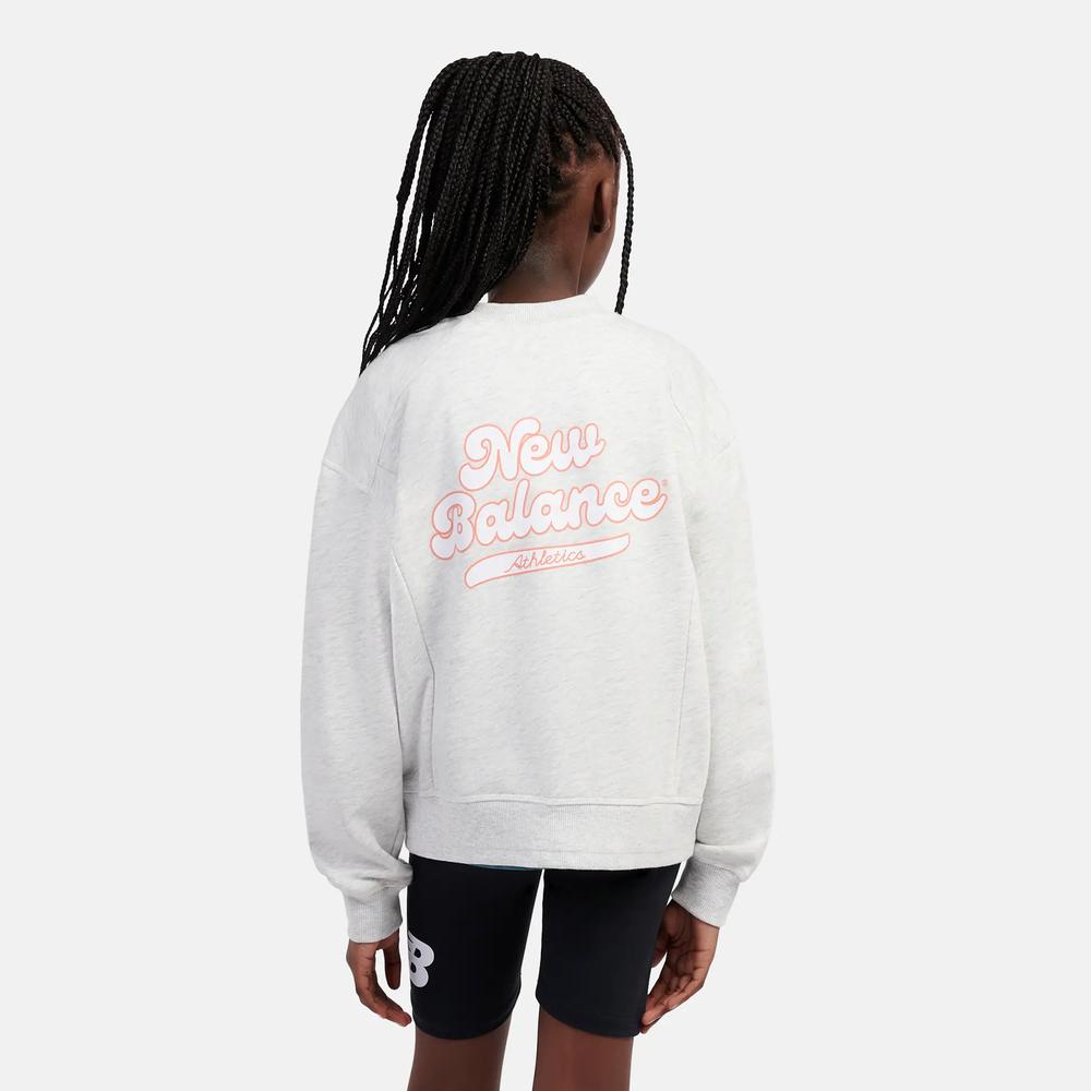 Dětské mikinaNew Balance LAKG0205AHH - šedivé