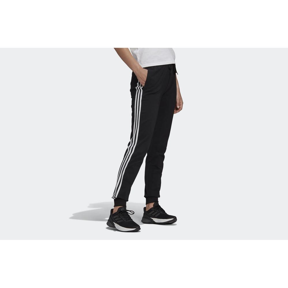 Sportovní tepláky adidas Essentials Single Jersey 3-Stripes Pants GM5542 - černé