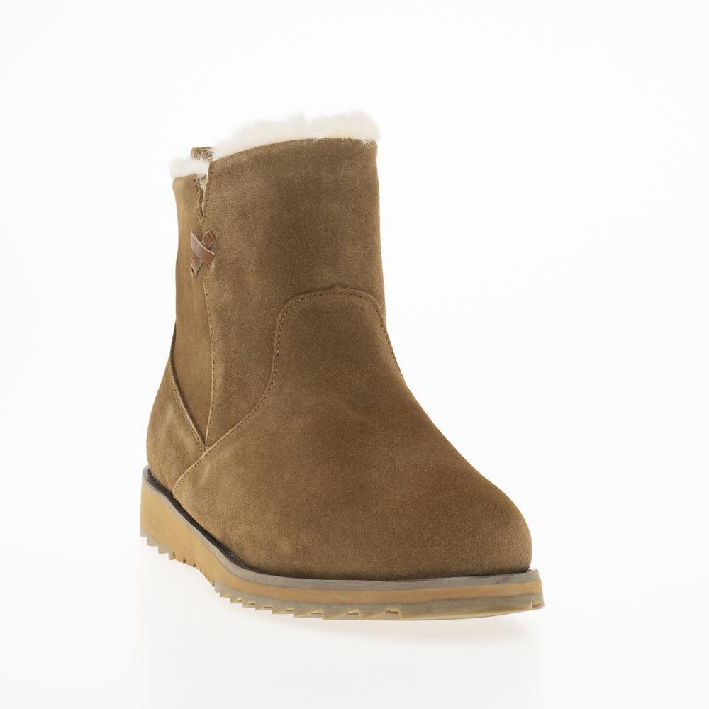 Boty Emu Australia Beach Mini 2.0 Deluxe Wool Boot W13012CHES - hnědé