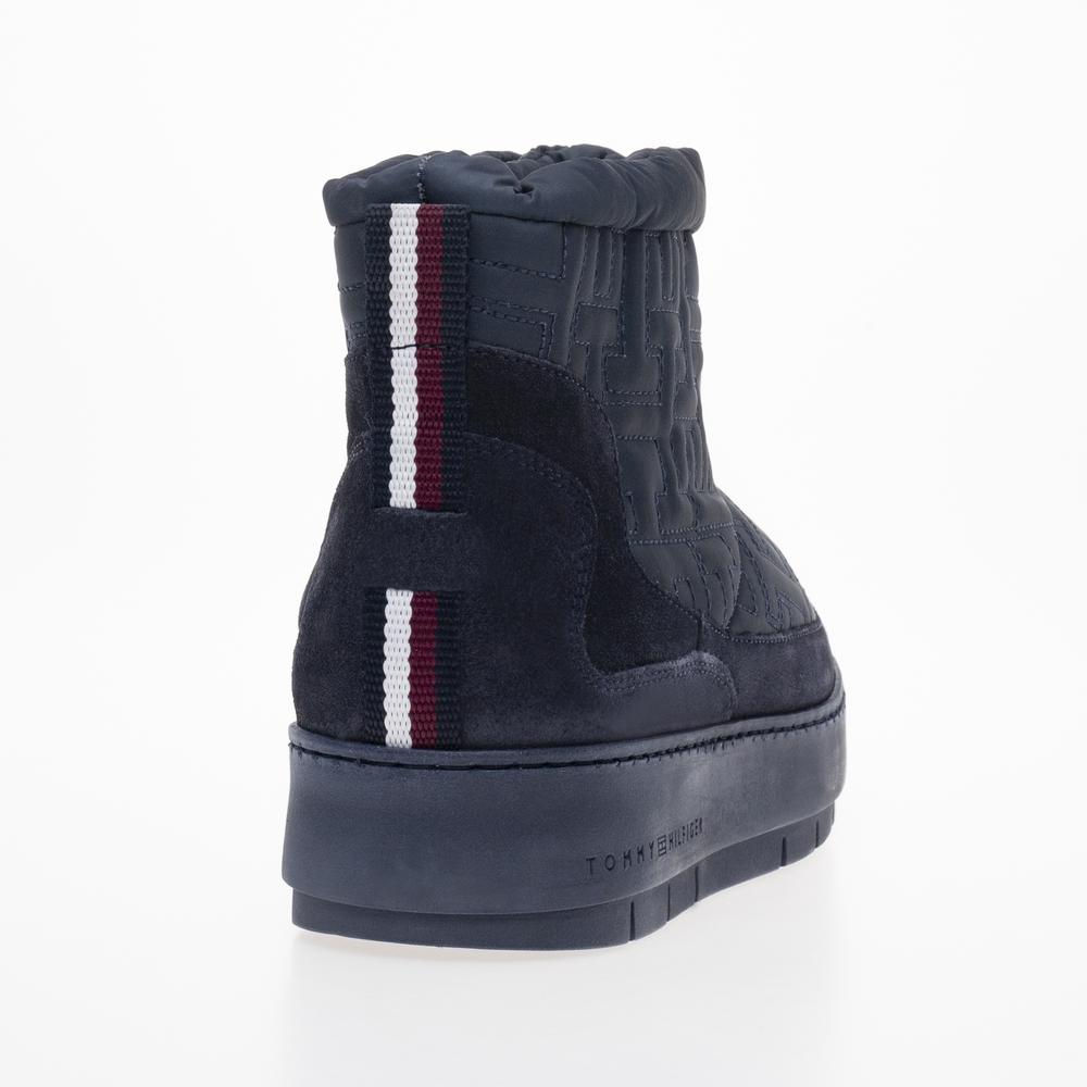 Boty Tommy Hilfiger Tommy Monogram Snowboot FW0FW07637-DW6 - tmavě modrě