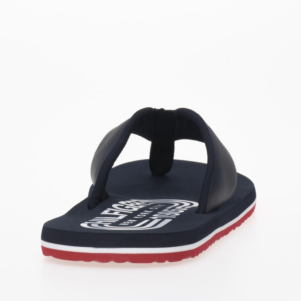 Žabky Tommy Hilfiger RWB Padded Beach Sandal FM0FM05137-DW5 - tmavě modrě