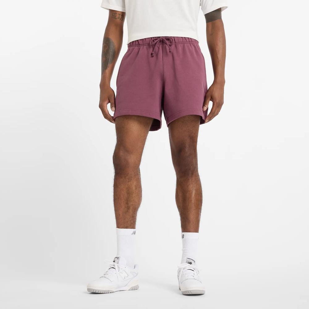 Pánské šortky New Balance MS41511FDP - fialové