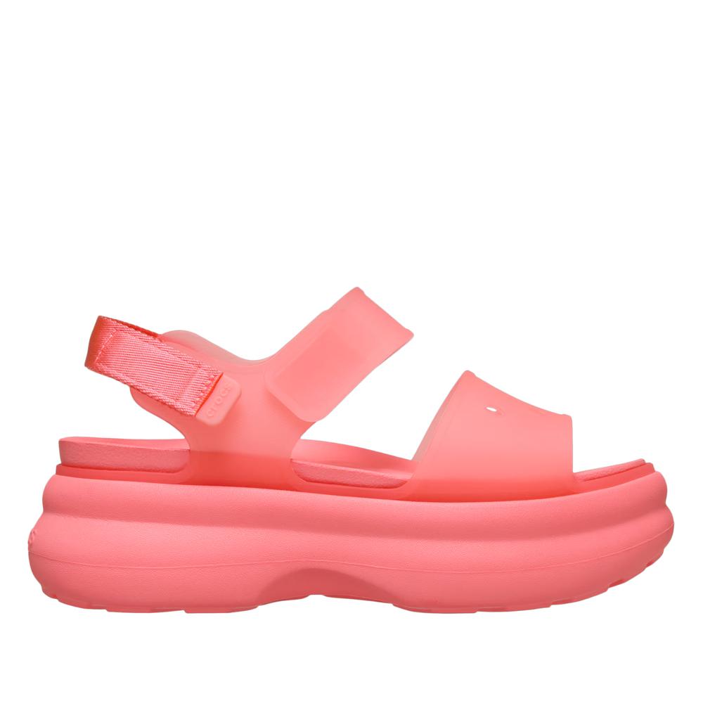 Dámské sandále Crocs Soho Frosted Y-Strap 212651-6UI - růžové