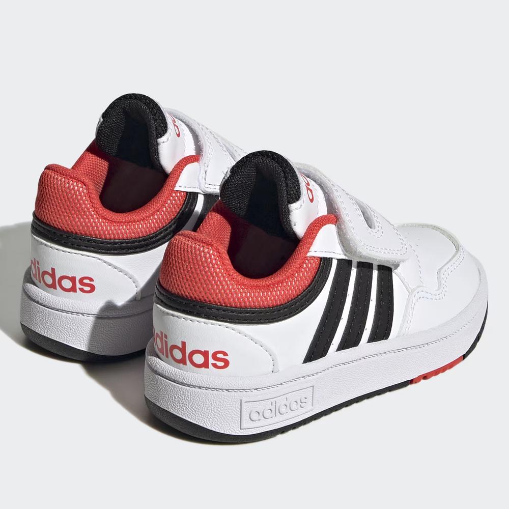Boty dětské adidas Hoops 3.0 CF I H03860 - bílé