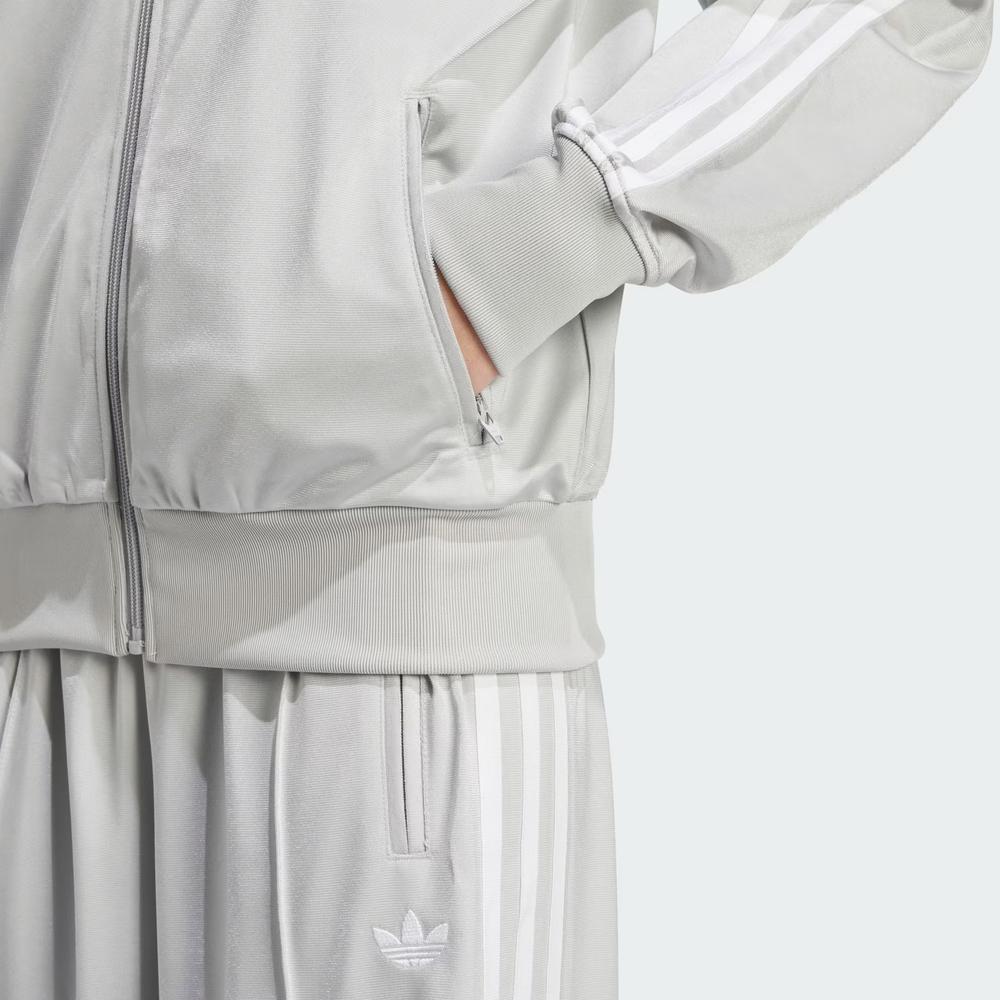 Mikina adidas Adicolor Classic Firebird Loose JC8254 - šedivé