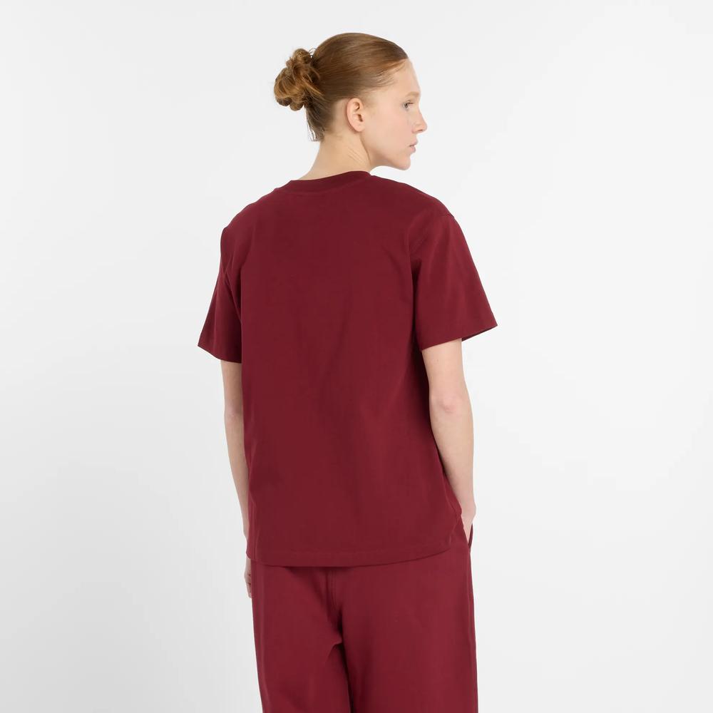 Dámské tričko New Balance WT41501MHB - bordové