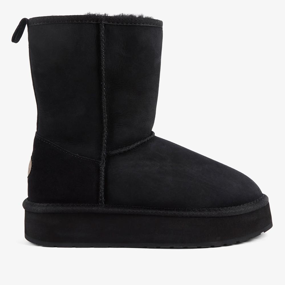Dámské boty Emu Australia Stinger Lo Flatform W13190BLAK - černé